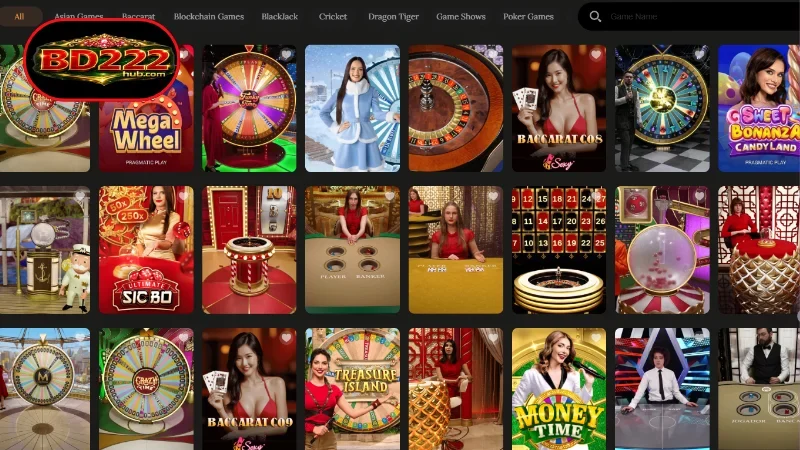 Best-Loved Live Casino Games Available at BD222