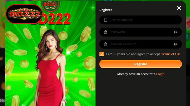 Easy-to-understand guide on how to register an account at BD222